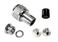 Wtyk UHF na kabel RG58, H155, RF5 skręcany PTFE