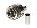 Wtyk UHF na kabel RG58 zaciskany