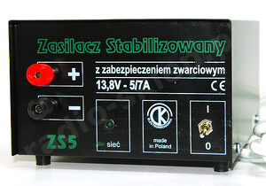 Zasilacz ZS5 13,8V 5/7A