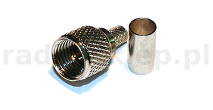 Wtyk mini UHF na kabel RG58 zaciskany