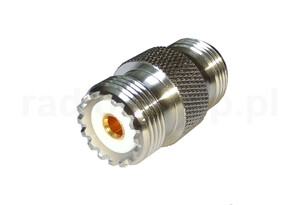 Przelotka gniazdo UHF / gniazdo N PTFE