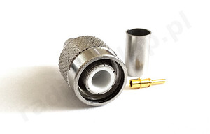 Wtyk TNC na kabel H155 zaciskany