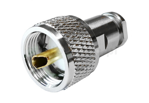 Wtyk UHF na kabel RG58, H155, RF5 skręcany PTFE