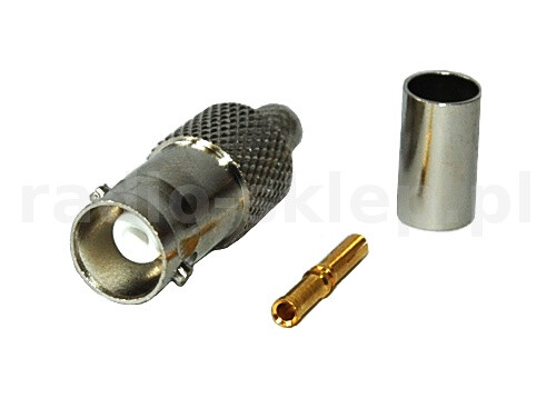 Gniazdo BNC na kabel H155 zaciskane