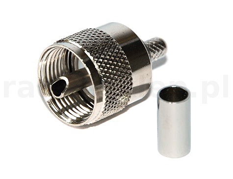 Wtyk UHF na kabel RG58 zaciskany