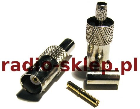 Gniazdo BNC na kabel RG58 zaciskane